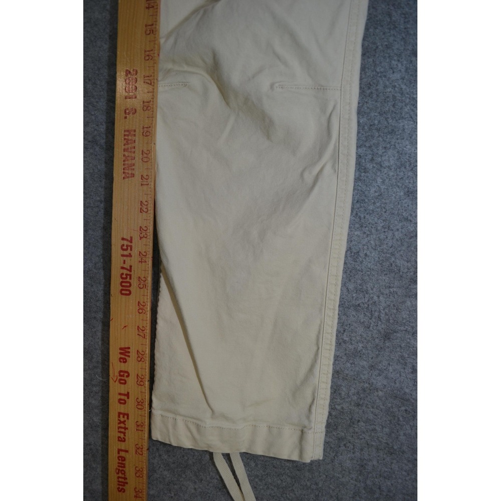 Topo Designs Pants Mens XL Beige Jogger Elastic Waist Drawstring Organic Cotton - Picture 15 of 16